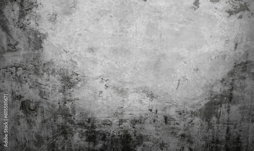 Concrete wall texture, Grey Cement floor with rough grunge surface, Dark Gray and White background with raw plaster on old building wall,Horizon Backdrop background with copy space for presentation