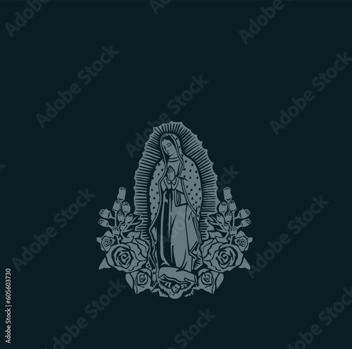 THESE HIGH QUALITY MOTHER MARIA VECTOR FOR USING VARIOUS TYPES OF DESIGN WORKS LIKE T-SHIRT, LOGO, TATTOO AND HOME WALL DESIGN