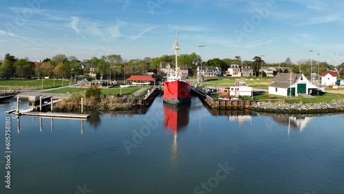 Lewes Delaware - Canalfront Park - Overfalls Lightship