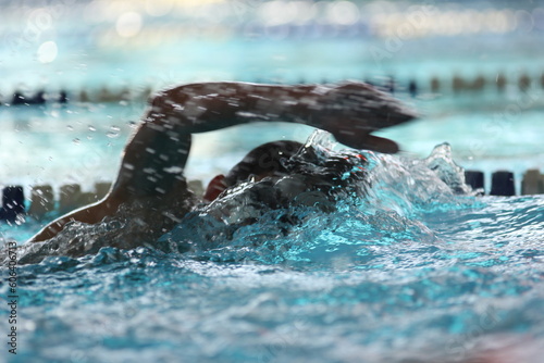 Leistungsschwimmer beim Wettkampf