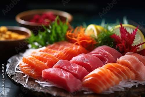Japanese sashimi Cinematic Editorial Food Photography