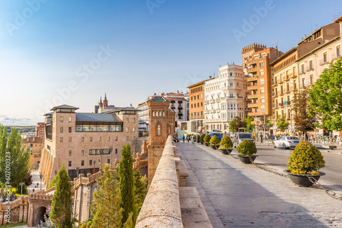 Street leading to the Oval Stairs in Teruel, Spain