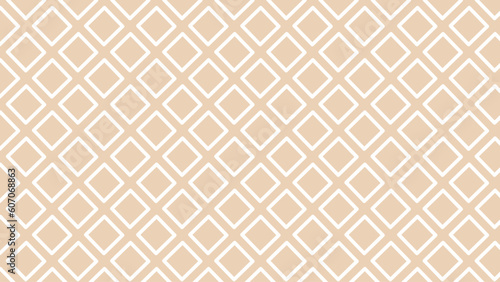 Beige checkered seamless geometric pattern