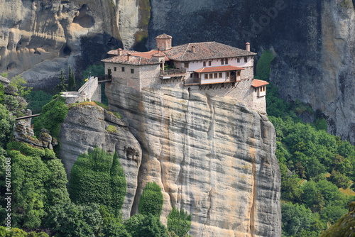 Meteora with Monastyr Rusanu at Meteora