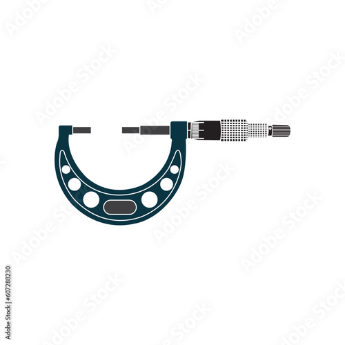 micrometer measuring instrument icon