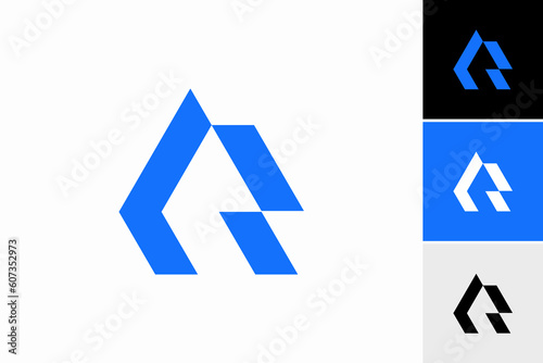 letter kr logo vector premium template