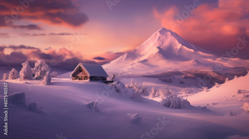 Winterlandschaft - Pastell Farben - Verträumt
