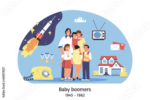 Baby Boomers Generation Composition