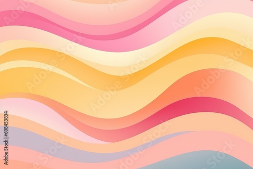 Abstract bright and colorful waves background or backdrop. AI generated, human enhanced.