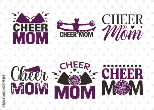 Cheer Mom SVG Bundle, Cheerleading Svg, Cheer Svg, Cheer Life Svg, Cheer Team Svg, Cheer Quotes, ETC T00168