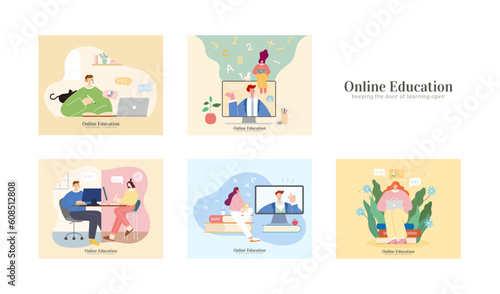 Online education element set