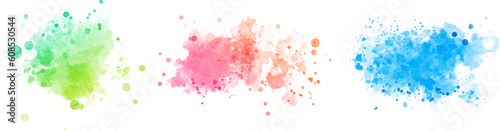 watercolor vector stains; background for texts