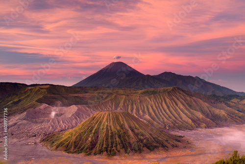 Volcanoes in Java island (Indonesia)