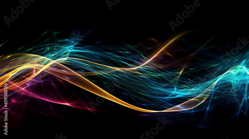 Electric Energy This abstract background. Generative ai.