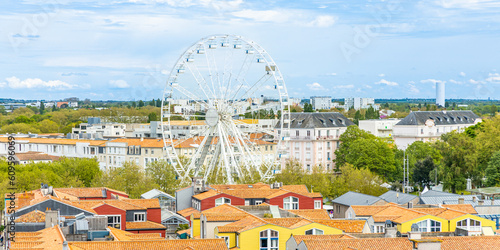 Ferris wheel of the Old Port of La Rochelle, France