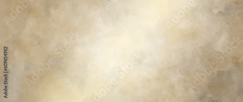 Gold vintage vector watercolor art background. Old paper. Beige watercolour texture for for cover design, cards, flyers, poster, banner or design interior. Brushstrokes and splashes. Painted template.