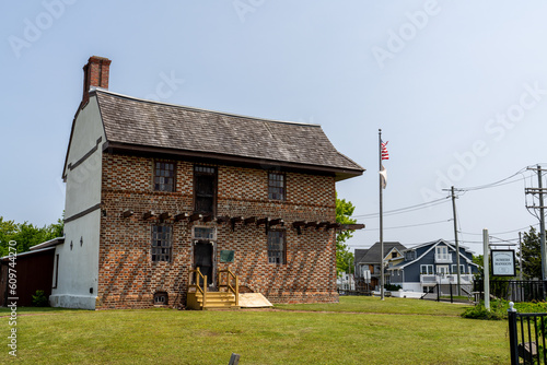 Somers Mansion in Somers Point, New Jersey circa 1725 is the oldest existing house in Atlantic County