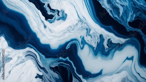 Cosmic Harmony Generative AI Illustrations Showcasing the Tranquil Beauty of Earth's Blue Marble