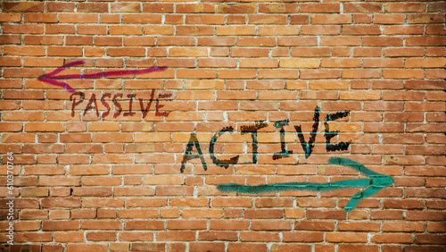 Street Sign to Active versus Passive