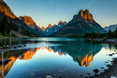 reflection in the mountains Serenity Unveiled: Tranquil Landscapes that Take Your Breath Away