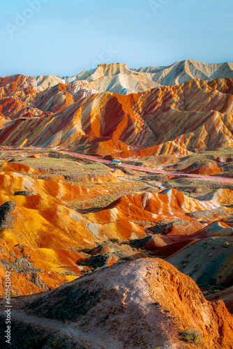 Rainbow moutain's Zhangye Danxia National Geological Park, Zhangye, Gansu - China