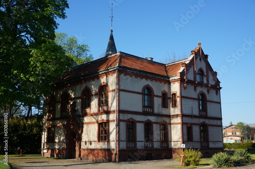 Building of Directorate of Historic Civic Brewery (Browar Obywatelski). Tychy, Poland.