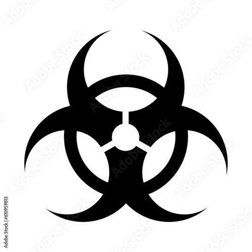 Stylish biohazard symbol 
