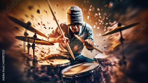 drummer at the concert