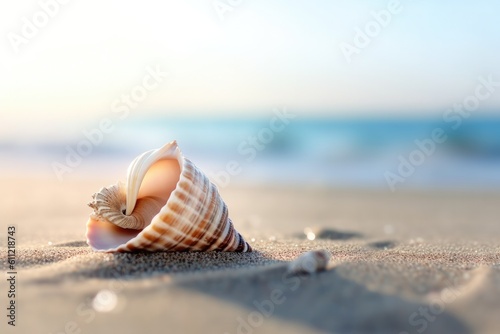 tarfish, coral and pearl, shells with generative ai 