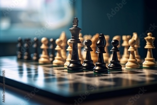 Chess Game: Unveiling the Strategic Business Concept, Generated Ai