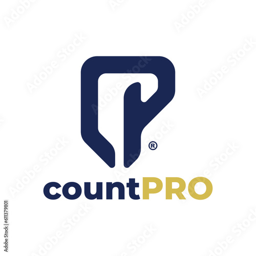 c logo design premium vector cornerstone cl count