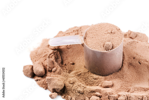 Coop with chocolate whey protein or mass gainer powder