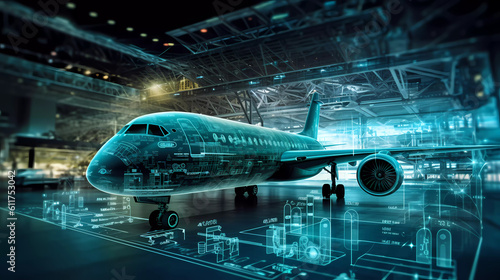 The Future of Flight: AI-Powered Airplanes Revolutionizing Aviation, Generative AI.