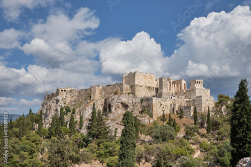 Widok na Partenon Ateny, Grecja