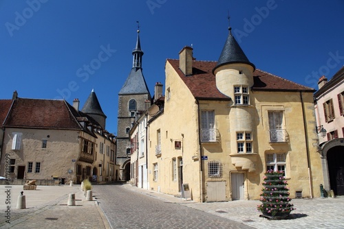 Rue Bocquillot, Avallon, Burgundy.