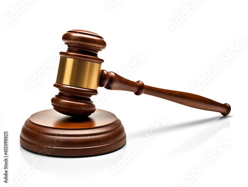 Gavel isolated isolated on transparent or white background, png