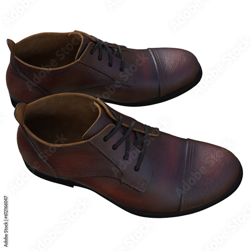 pair of leather shoes