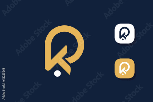 Letter PK logo design vector with creative idea