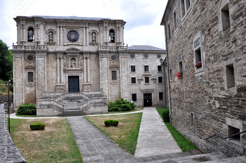 Monastery de Samos. Samos, Lugo, Galicië, Spain, Europe.