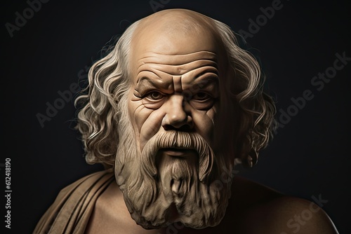 Socrates, Greek philosopher from Athens, founder of Western philosoph. Generative AI