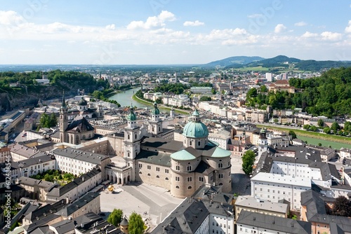 Beautiful shot of the University of Salzburg in Salzburg, Austria.