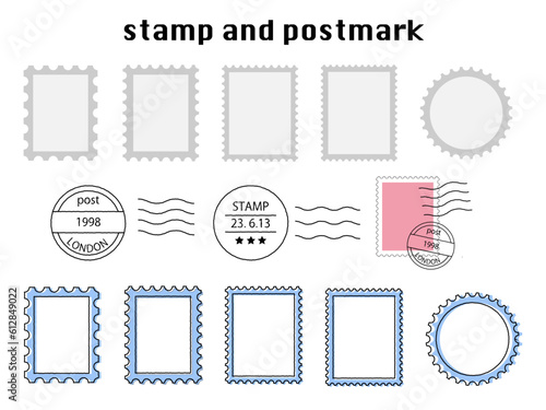 stamp and postmark