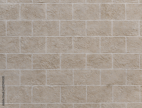 Ashlar masonry texture, white rectangular and flat stones with clear joints