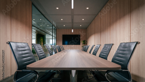 modern business office conference room, 3d rendering