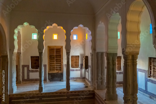 India Mandawa Rajasthan Haveli the rooms of the wives of the Maharaja