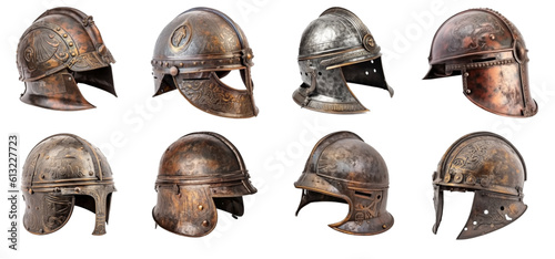 Ancient Roman helmet, vintage soldier armor, perfect for professional projects.