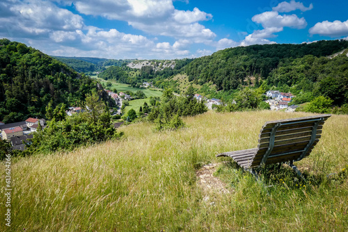 Das Gailachtal, ein reizvolles Seitental des Altmühltales in Bayern.