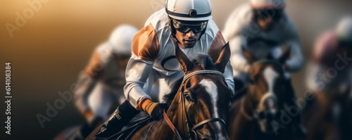 A Horse Jockey in a Race, Generative AI