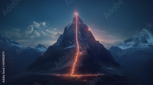 Illuminated Ascent: Embarking on the Path to Success. Generative AI
