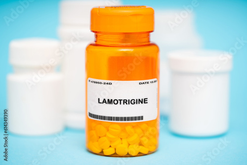 Lamotrigine medication In plastic vial